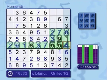 Carol Vorderman's Sudoku screen shot game playing